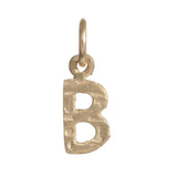 Block Letter Charm Necklace Page Sargisson 10K Gold B 