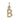 Block Letter Charm Necklace Page Sargisson 10K Gold B 