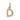 Block Letter Charm Necklace Page Sargisson 10K Gold D 