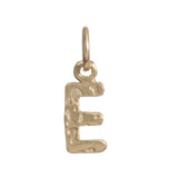 Block Letter Charm Necklace Page Sargisson 10K Gold E 
