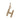 Block Letter Charm Necklace Page Sargisson 10K Gold H 