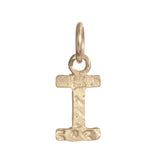 Block Letter Charm Necklace Page Sargisson 10K Gold I 