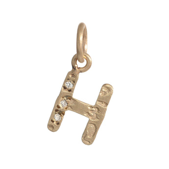Block Letter Charm Necklace Page Sargisson 