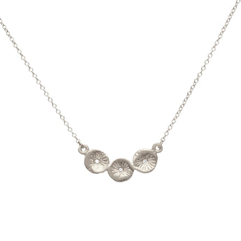 Astrid Trio Necklace Necklace Page Sargisson Sterling Silver 
