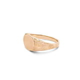 18K Petite Signet Ring Rings Page Sargisson 18k Rose Gold 4 