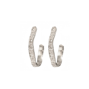 Phoebe Hoops Medium Earrings Page Sargisson Sterling Silver 