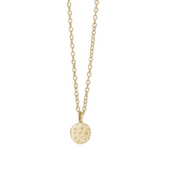 Teeny Tiny Necklace- Single Shape Necklace Page Sargisson 10K Gold Circle 