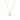 Teeny Tiny Necklace- Single Shape Necklace Page Sargisson 10K Gold Triangle 