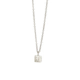 Teeny Tiny Necklace- Single Shape Necklace Page Sargisson Sterling Silver Square 