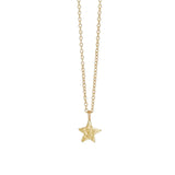 Teeny Tiny Necklace- Single Shape Necklace Page Sargisson 10K Gold Star 