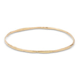 18K Hammered Bangle Bracelet Page Sargisson 18K Yellow Gold Standard 