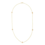 18K Diamonds by the Yard Necklace - 5 Diamonds Necklace Page Sargisson 