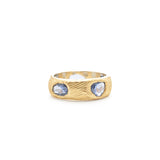 18K Five Sapphire Ring - Custom Rings Page Sargisson Blues 4 