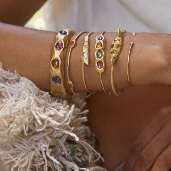 7 Carat Sapphire Bracelet - Personalised Charms