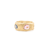 18K Five Sapphire Ring - Custom Rings Page Sargisson All Sapphire Rainbow 4 